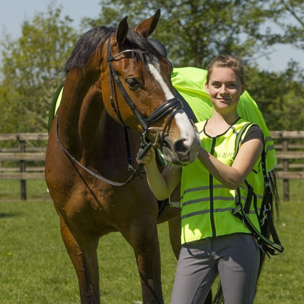 QHP Reflectie Vest Geel - Afbeelding 4