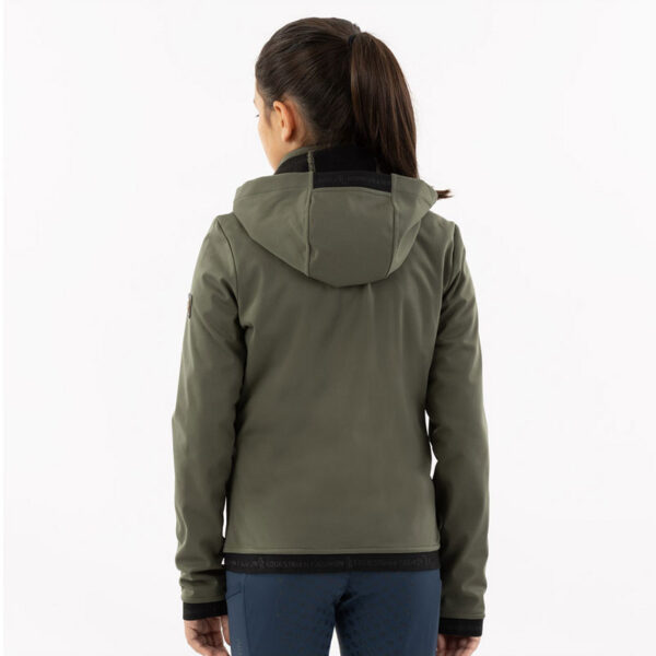 Achterzijde BR Softshell Jas Flora Kids Beetle