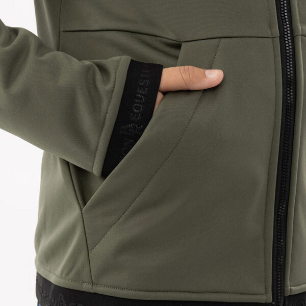 Detail zakken BR Softshell Jas Flora Kids Beetle
