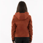 Achterzijde BR Softshell Jas Flora Kids Roasted Russet