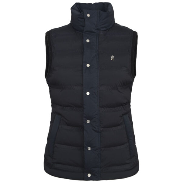 Bodywarmer Kingsland Betty navy voorzijde