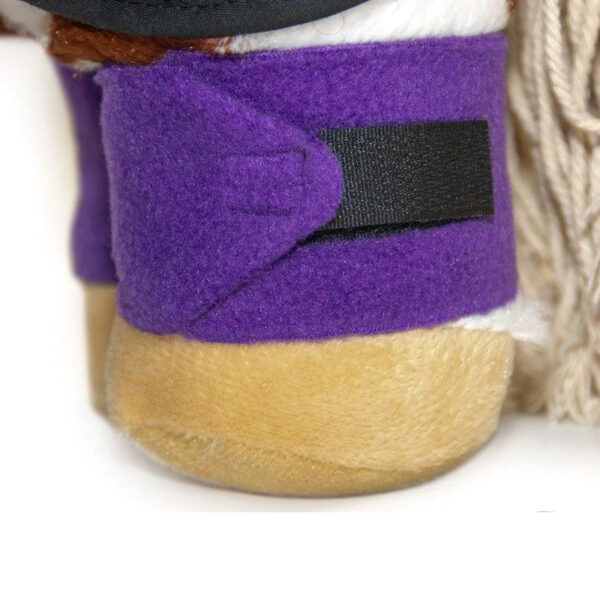 Close up fleece bandages Crafty Ponies Paars