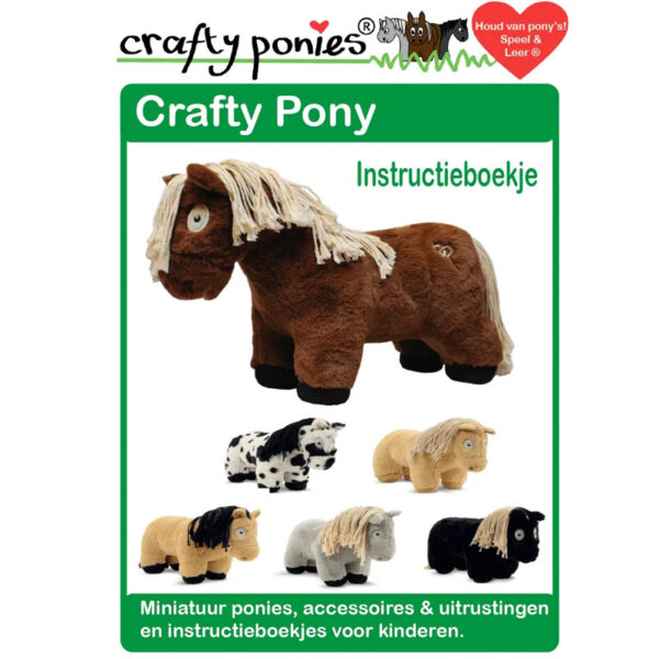 Instructieboekje Crafty Ponies paardenknuffel Roan