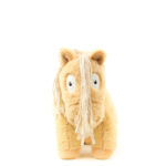 Voorzijde Crafty Ponies Palomino veulen paardenknuffel