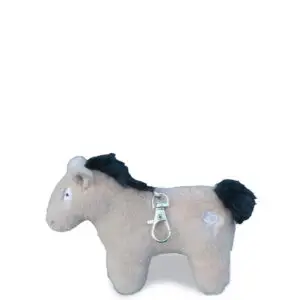 Crafty Ponies Sleutelhanger Beige/Zwart
