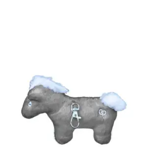 Crafty Ponies Sleutelhanger Grijs