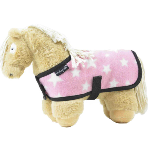 Lifestyle foto veulendeken Crafty Ponies baby roze ster
