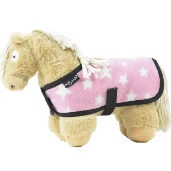 Lifestyle foto veulendeken Crafty Ponies baby roze ster