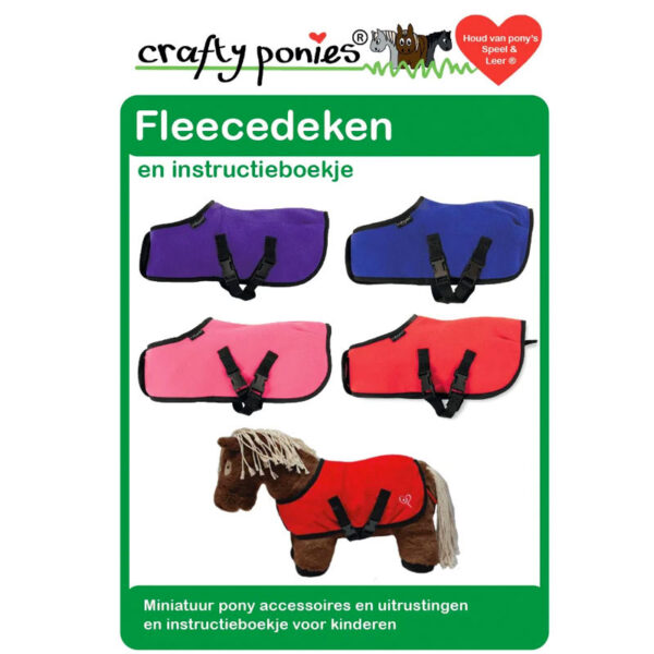 Instructieboekje Crafty Ponies dekenset Luxe Roze