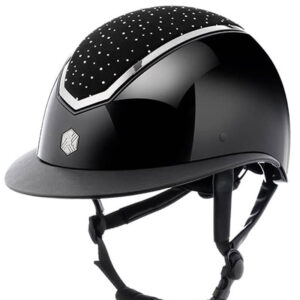 EQX Kylo Crystal Wide Peak Zwart Gloss/Chrome