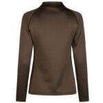 Achterzijde Eskadron Half Zip Shirt Platinum Teak Brown