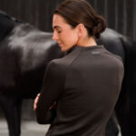 Eskadron Half Zip Shirt Platinum Teak Brown lifestyle achterzijde