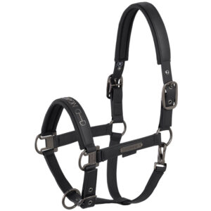 Eskadron Halster Faux Leather Platinum Zwart