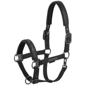Eskadron Halster Faux Leather Platinum Zwart