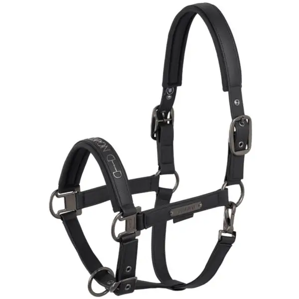 Eskadron Halster Faux Leather Platinum Zwart