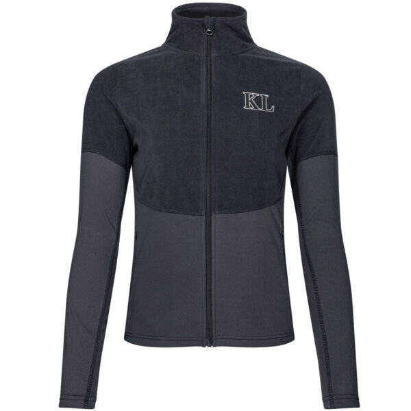 Fleece vest Kingsland Brie kids Navy voorzijde