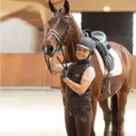 Lifestyle foto Harry's Horse Zaida Jave rijlegging