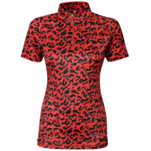 Harry's Horse shirt Just Ride Leopard Coral