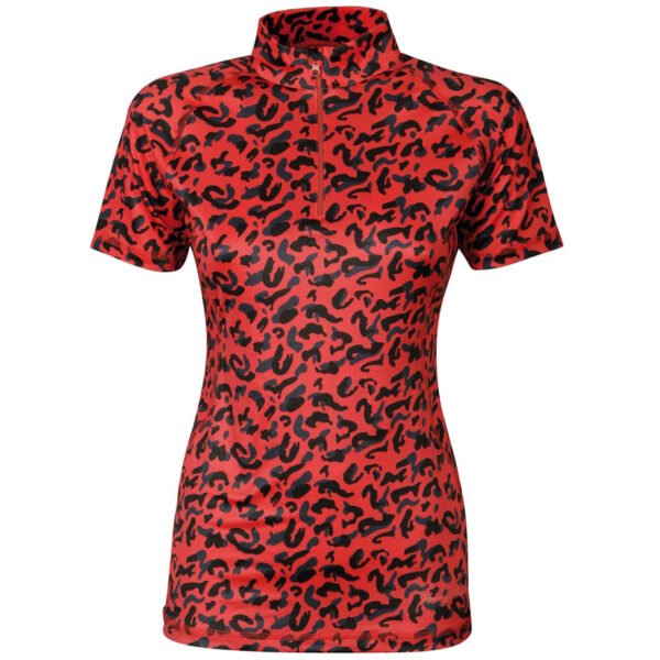 Harry's Horse shirt Just Ride Leopard Coral