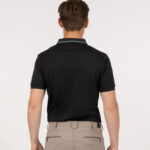 Heren poloshirt BR Collin Jet Black achterzijde