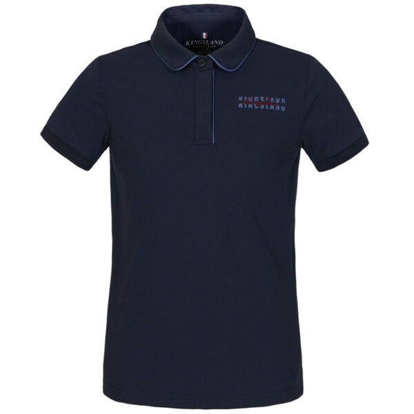 Kingsland polo Omari kids navy voorzijde