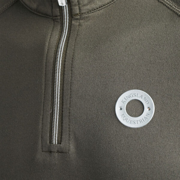 Logo detail Kingsland trainingsshirt Suzy kids Green Black Ink