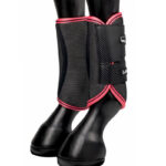 LeMieux Carbon Mesh Wrap Boots Papaya compleet paar