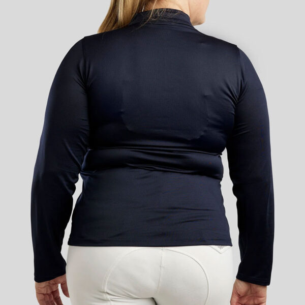 Achterzijde longsleeve Briella Curva Montar Dark Navy