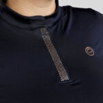 Detail crystal steentjes Montar Longsleeve Briella Curve Dark Navy