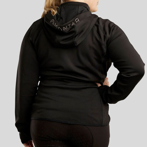 Achterzijde Montar Vest Liza Curve Zwart