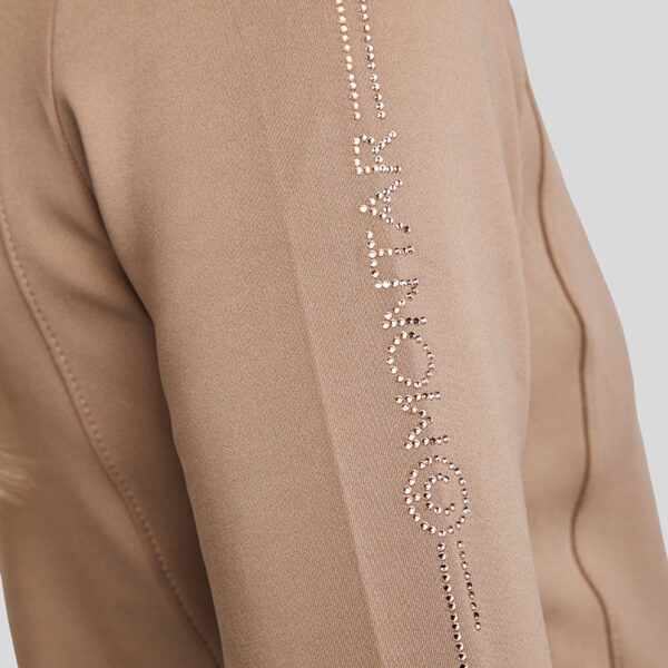 Detail strass Montar Vest MoFlora latte/rosegoud