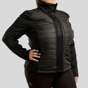Montar jas Emma Curve zwart voorzijde