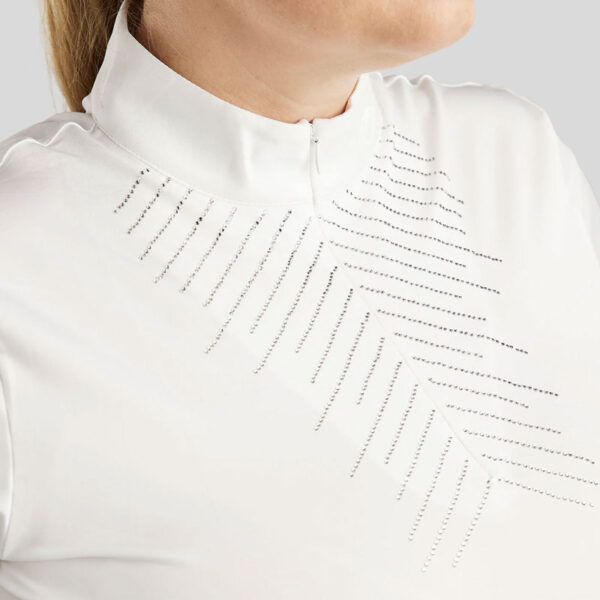 Detail crystal steentjes Montar wedstrijdshirt Bling Curve