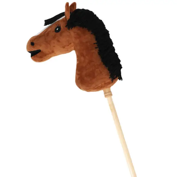 Zijaanzicht Hobby Horse QHP Bruin
