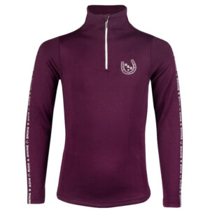 Red Horse trainingsshirt Miya Kids paars/zilver voorzijde