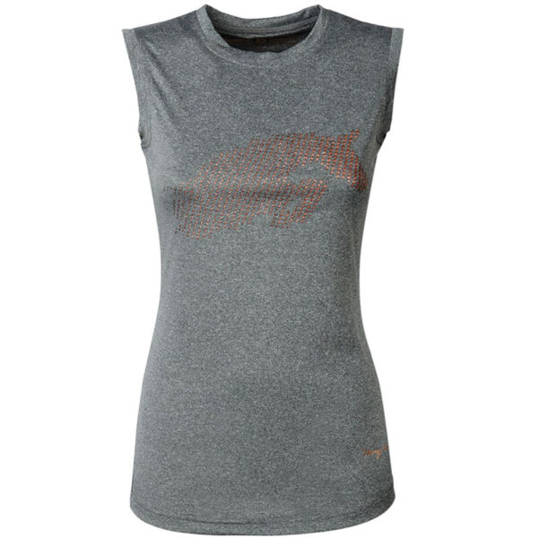 Tanktop Harry's Horse Just Ride Rosrgold green voorzijde