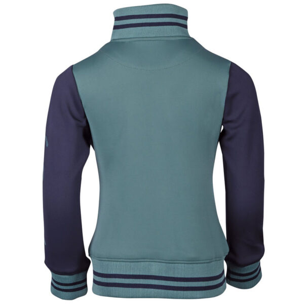 Achterzijde vest Harry's Horse STOUT Teal kids