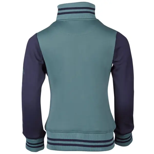 Achterzijde vest Harry's Horse STOUT Teal kids