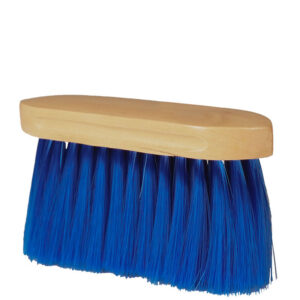 Brosse Horka en bois longue et douce bleue