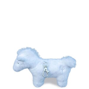 Crafty Ponies Keyring White