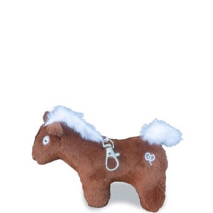 Crafty Ponies Keyring Brown/White