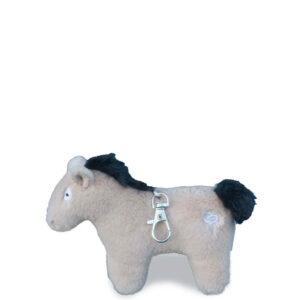 Crafty Ponies Keyring Beige/Black