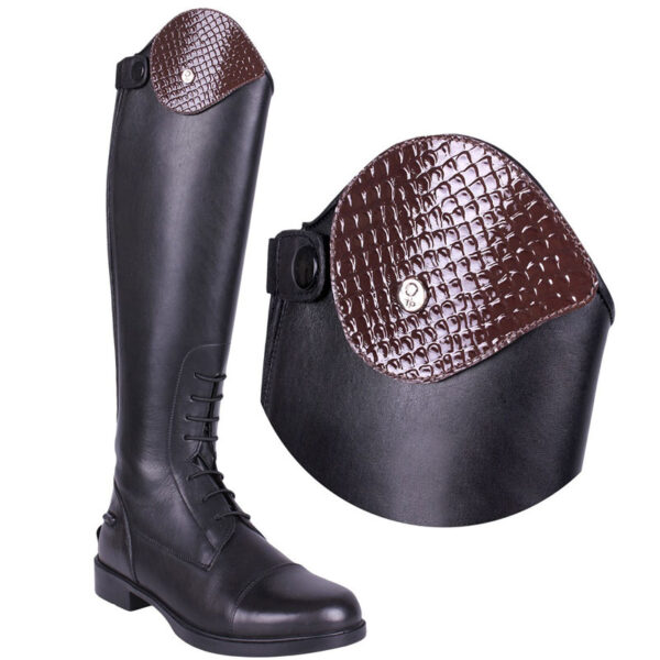 QHP Verwisselbare Top Croco Bruin - Afbeelding 2