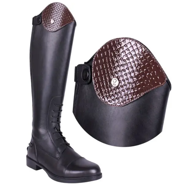 QHP Verwisselbare Top Croco Bruin - Afbeelding 2
