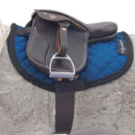Lifestyle foto Crafty Ponies Zadeldek Premium blauw