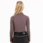 Achterzijde BR Zip Pullover Jente Kids Raisin Brown