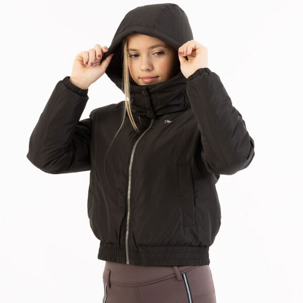 Detail capuchon BR jas Jutta Kids Meteorite