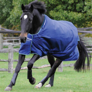 Bucas deken Smartex Rain blauw zijaanzicht