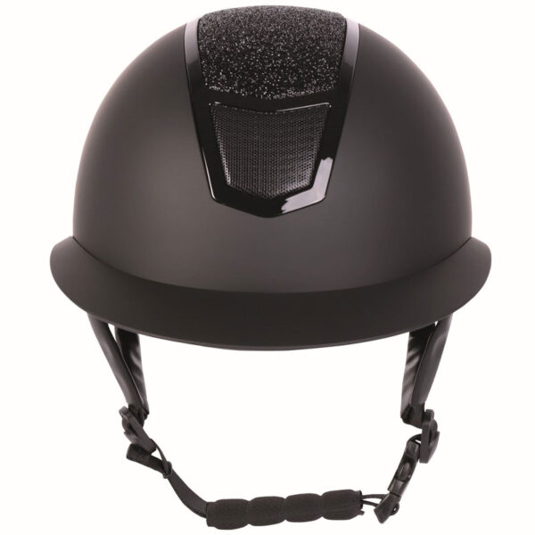 Voorzijde veiligheidscap  Harry's Horse Mont Blanc Sparkle zwart/zwart
