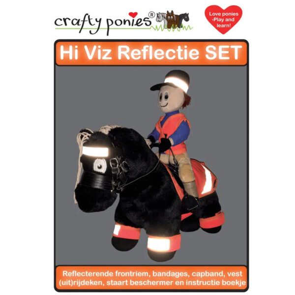 Instructieboekje Crafty Ponies Hi Viz Reflectie Set Fluor Roze